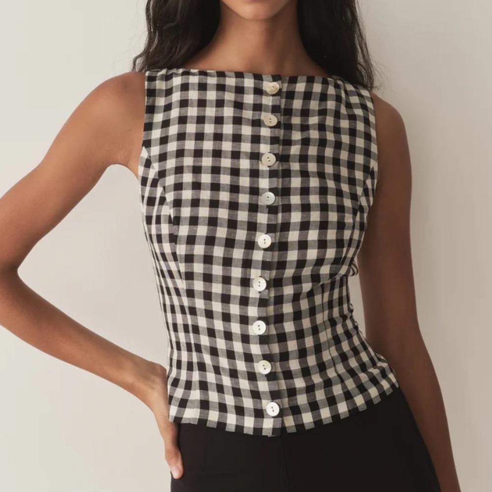 Doen Hayden Checkered top